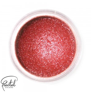 Прахообразен оцветител Fractal Colors SPARKLING DEEP RED / блестящо тъмночервено - 3,5 г